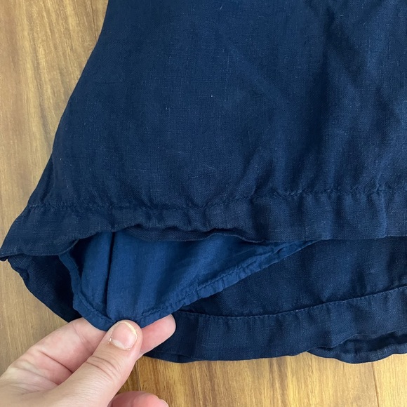 **VINEYARD VINES** Navy Linen Shorts W size XL - Picture 6 of 6